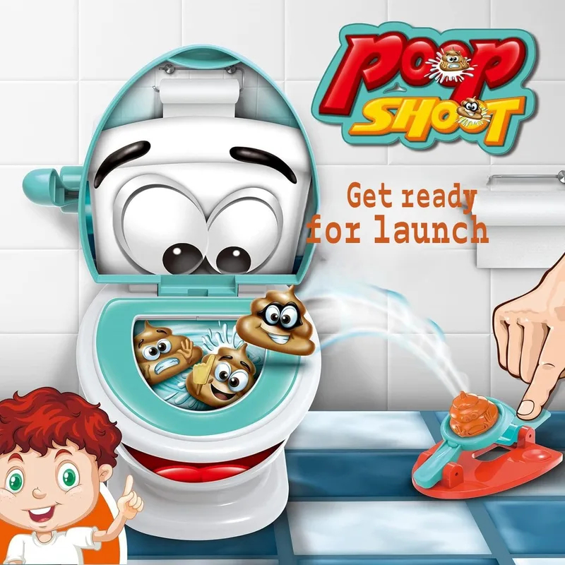 Party Games 15 In 1 - Jeu de toilette Poop Game avec
