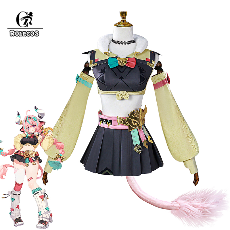 Party Games Competition - ROLECOS jeu Genshin Impact Varesa Cosplay