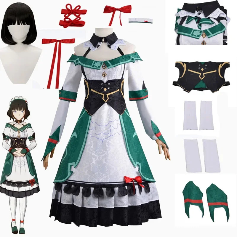 Party Games Youtube - Costume de Cosplay Genshin Impact Katheryne,