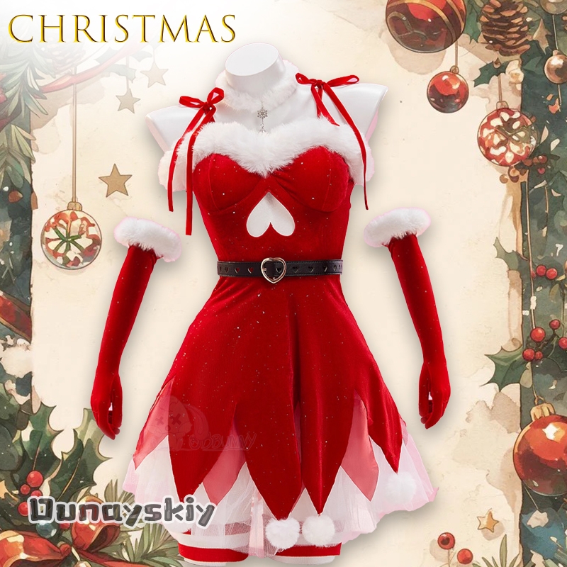 Party Games Online - AOriginal rouge noël elfe velours robe