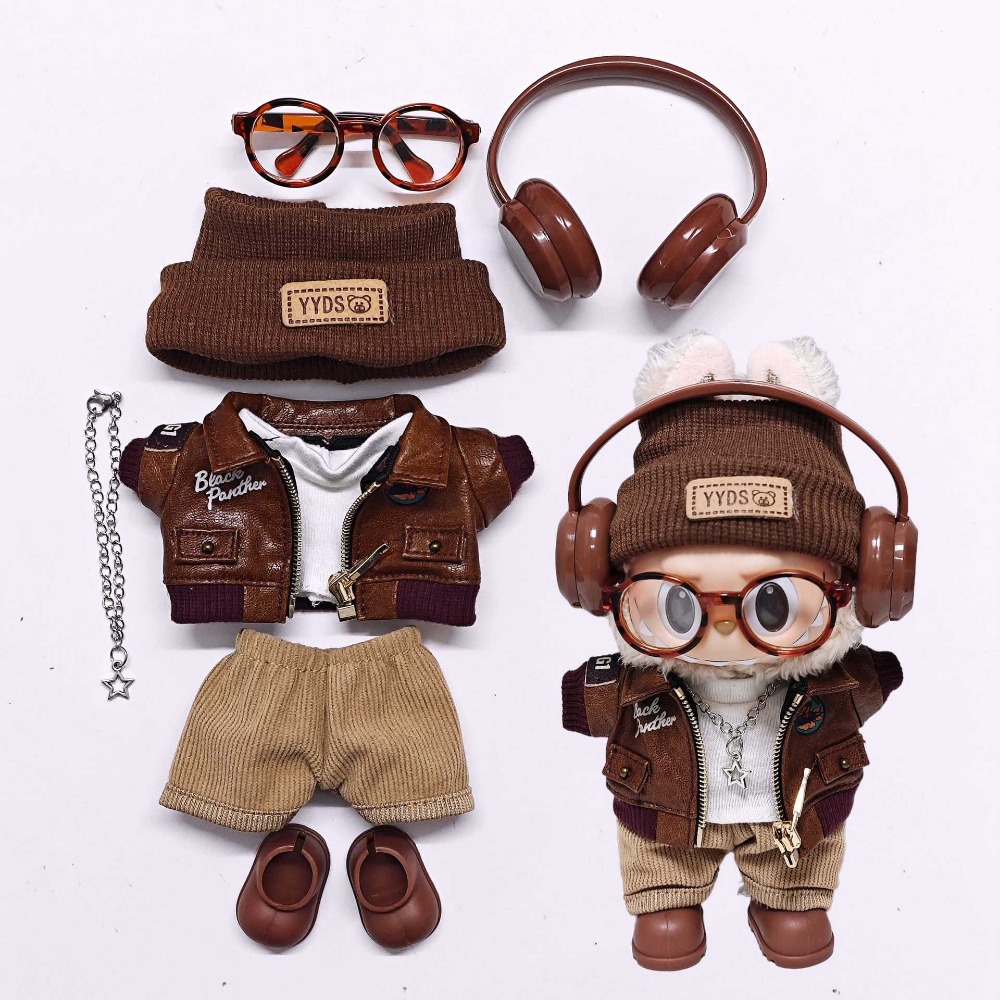Party Games 15 In 1 - Vêtements Labubu pour 15/17cm, tenue à