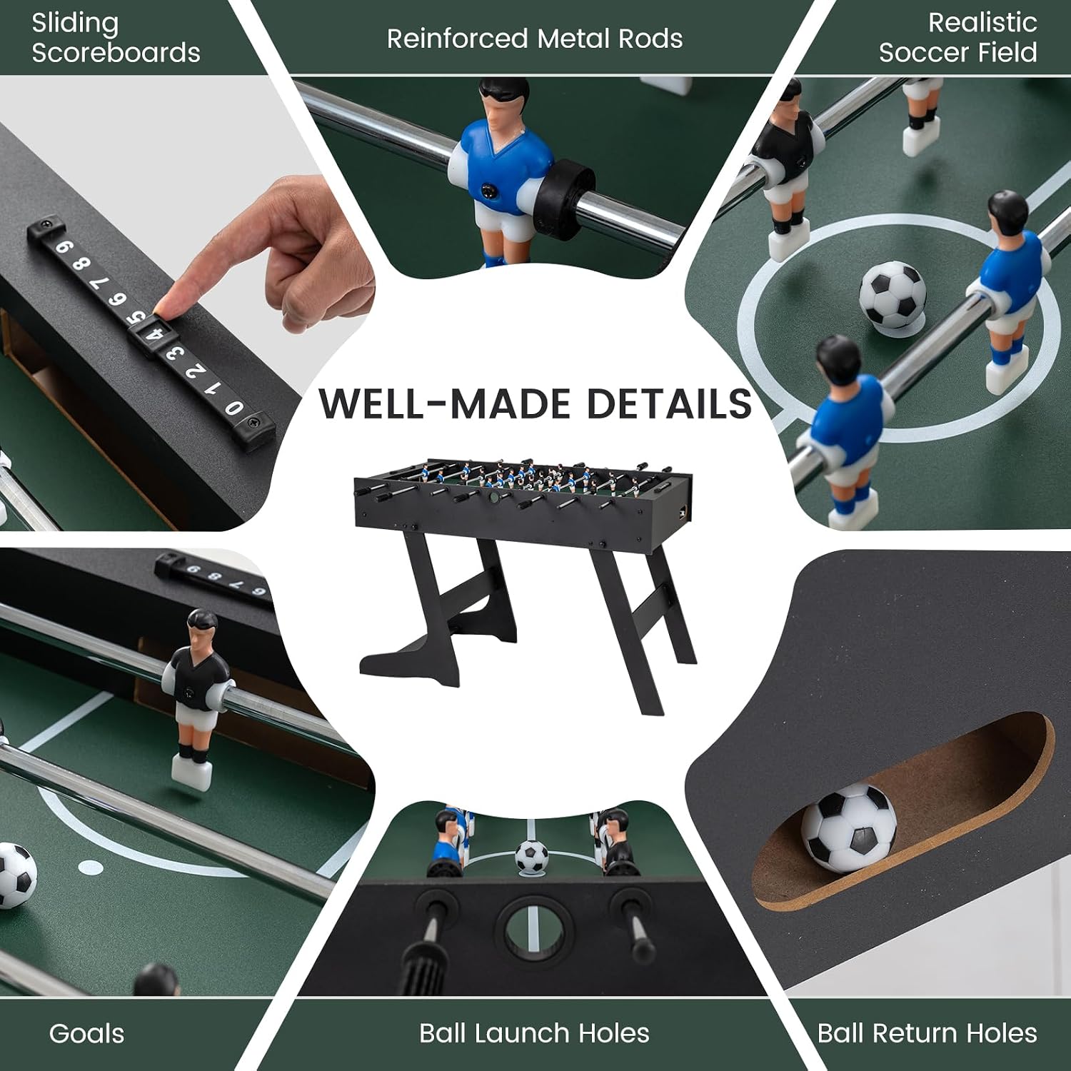 Table de baby-foot pliable ple - Party Games Competition avis et prix